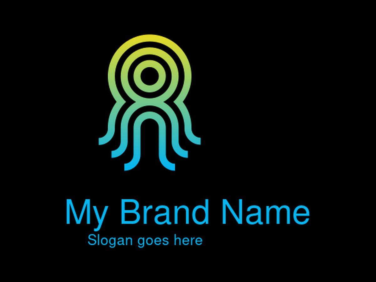Modern Gradient Neural Circuit or Abstract Octopus-Inspired Logo for AI, Tech, Web3, and Innovation Brands